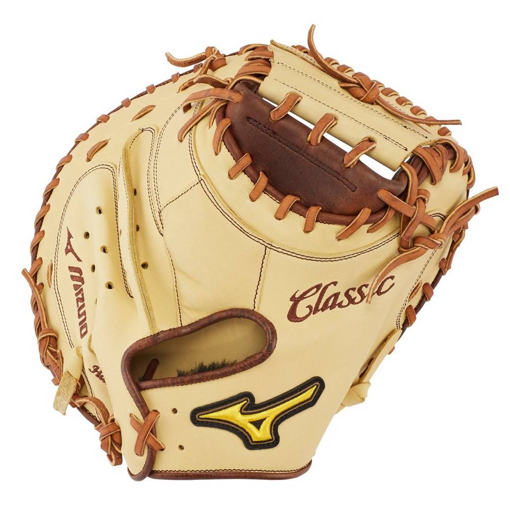 Mizuno Classic Pro Soft 33.5" - Bayan Catchers Mitt - Haki Türkiye (XJHGTO-632)